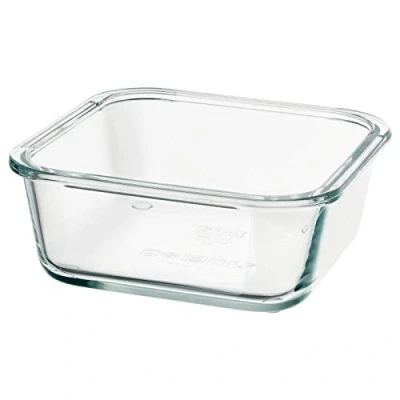 Image of Food Container, Square/Glass 600 ml