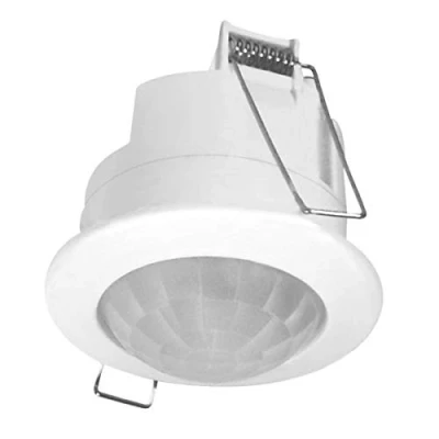 Image of Adjustable Ceiling Mounted Tilt Angle PIR Motion Sensor Movement Presence Detector Security Safety Alarm Light Switch Indoor 5M Meter Range of Detection 360 Wide
