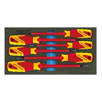 Image of GEDORE 1500 CT1 VDE 2170 PZ Screwdriver in Check Tool Insert