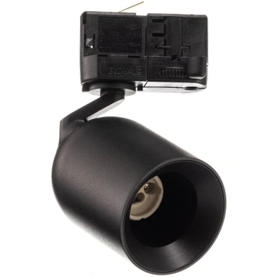 Image of Arcchio track spotlight Brinja, black, Ø 7cm, 3 phase