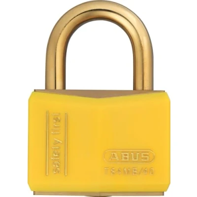 Image of Abus T84MB/40 40mm Yellow Safety First Stainless Padlock ABUT8440YEL