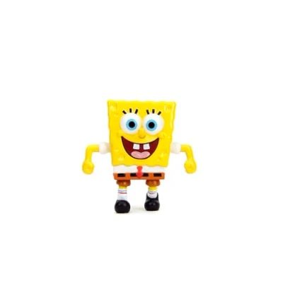 Image of Jada Toys Spongebob Figure (1 Piece) 1 of 4 Collectible Metal Figures (Spongebob, Patrick, Squidward or Mr. Krabs) for Fans and Collectors from 8 Years, Wave 1, Random Selection, 6.5 cm