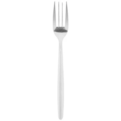 Image of Genware Millenium Cutlery Table Forks Pack of 12 Stainless Steel Forks, Dinner Millennium