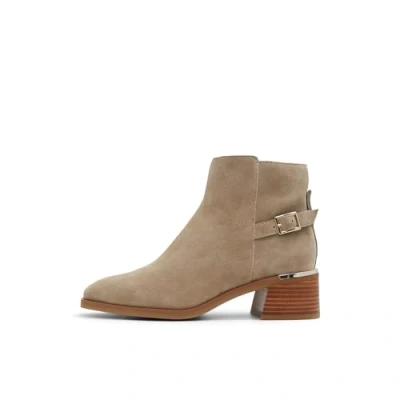Image of ALDO Women&#039;s Serrafina Ankle Boot, Dark Beige, 9 UK