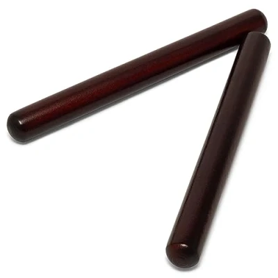 Image of Theodore CLA7 RD Wooden Claves Quality Rhythm Sticks Red Pair