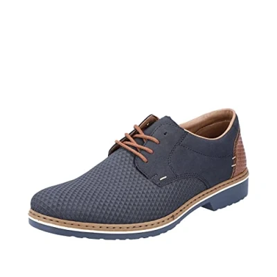 Image of Rieker Men&#039;s 16504 Oxford, Blue, 8 UK