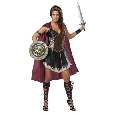 Image of California Costumes 01433S Glorious Gladiator Character Adult Sized Costumes, Multi Colored, S