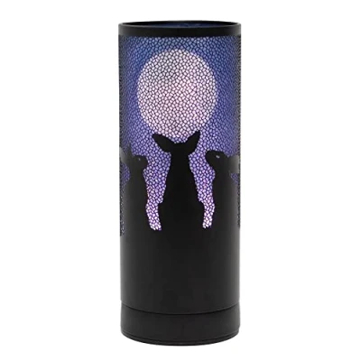 Image of Beautiful Moon Gazing Hares Aroma Lamp by Lisa Parker