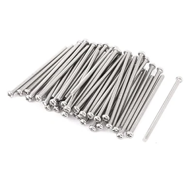 Image of Sourcingmap M3 x 60mm 304 Stainless Steel Phillips Pan Head Screws Bolt 60pcs