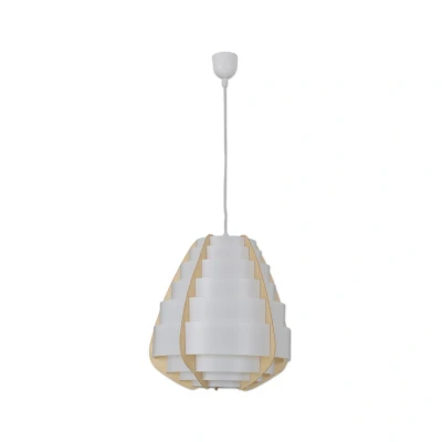 Image of Malmö Pendant Ceiling Light Beige 1xE27