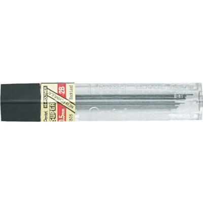 Image of Pentel Refill Lead Extra strong Hi polymer in Tube of 12 x 2B 0.5mm Ref C505 [12 Tubes]