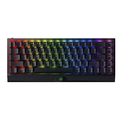 Image of Razer BlackWidow V3 Mini HyperSpeed 65% Wireless Mechanical Gaming Keyboard: Technology Green Switches Tactile &amp; Clicky Doubleshot ABS keycaps 200Hrs Battery Life