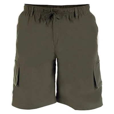 Image of D555 Duke Mens Nick Big Tall Cargo Shorts Khaki 5XL