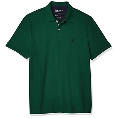 Image of Nautica Men&#039;s Classic Short Sleeve Solid Polo Shirt