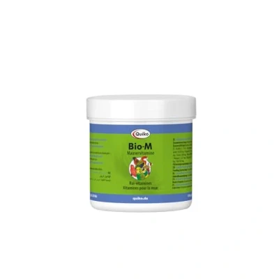 Image of Quiko Bio M Moult vitamin 150g Highly concentrated combination supports uncomplicated moulting, influences the skin feather factor optimal development