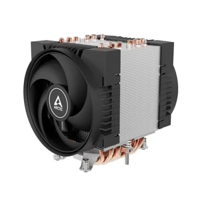 Image of ARCTIC Freezer 4U SP5 Server CPU Cooler for AMD SP5, &amp; UP, EPYC, 2 x 120 mm Fans, 3003300 rpm, 4 Pin PWM Connector, 10 Heatpipes, LGA6096