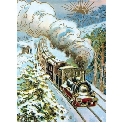 Image of The Christmas Express Pack of 8 Cards