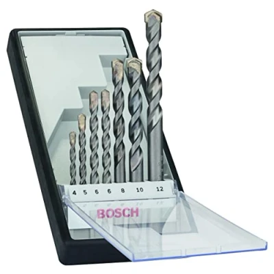 Image of BOSCH 7 piece Robust Line CYL 3 Drill Bit Set (for Concrete, Ø 4 12mm, Accessories Impact Drills)