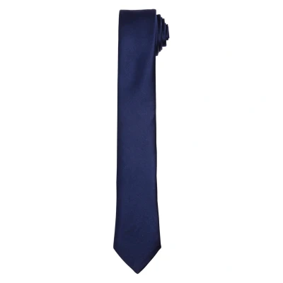 Image of Premier Unisex Adult Slim Tie (Navy) One Size
