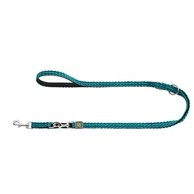 Image of HUNTER HILO COMFORT harness for small dogs, with mesh material and reflective elements,turquoise,1,5 x 200 cm