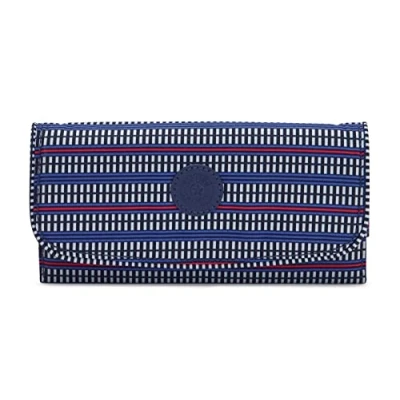 Image of Kipling Wallets MONEY LAND Blue Geo Print