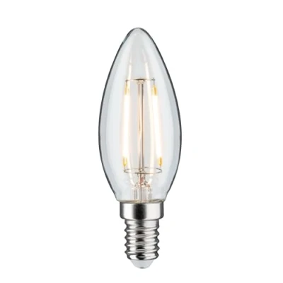 Image of Paulmann 330028741 LED lamp Candle Filament E14 DC 24V 160lm 2W 3000K Clear dimmable, 2 W