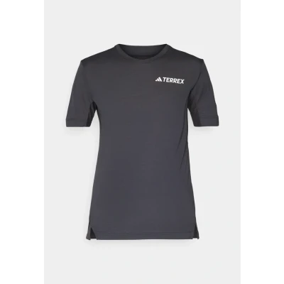 Image of Adidas Terrex XPR TEE Sports Tshirt, Women&#039;s, Size: Large, Carbon