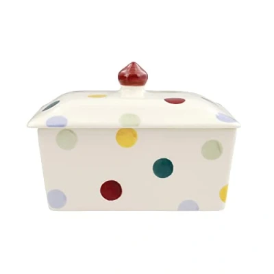 Image of Emma Bridgewater Polka Dot Small Butter Dish with Lid