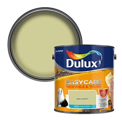 Image of Dulux Easycare Washable &amp; Tough Matt Emulsion Paint Melon Sorbet 2.5L
