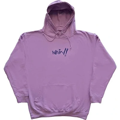 Image of Yungblud Hoodie Weird Logo Official Unisex Purple Pullover L