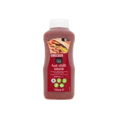 Image of Chef&#039;s Larder Hot Chilli Sauce 1 Litre x 6
