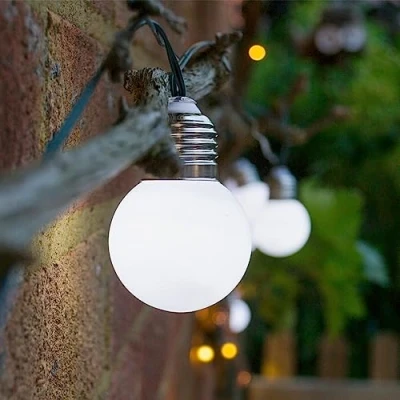 Image of SolarCentre® Elan Outdoor Garden Solar Powered Festoon String Lanterns 20 LEDs