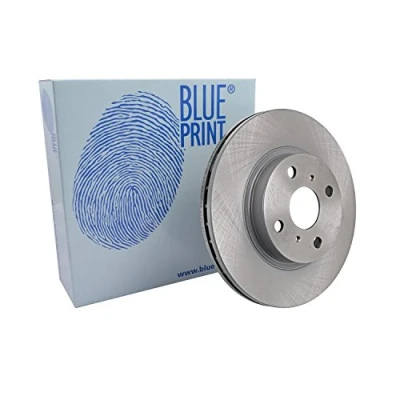 Image of 4351212270, 4351212310, 4351212460, 4351212490, 4351213010 Brake disc BLUE PRINT ADT34379 Front Axle 258mm 22mm 4 Hole 100mm internally vented Coated