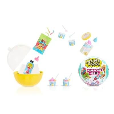 Image of MGA’s Miniverse Make It Mini Cafe Series 5 Includes 1 Ball, Collect All 8, Collectibles, Blind Packaging, DIY, Resin Play, Replica Food, For Collectors &amp; Children Ages 8+, NOT EDIBLE