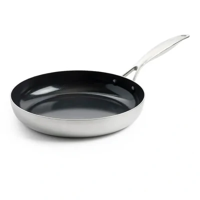 Image of GreenPan Frying Pan Geneva Stainless Steel ø 28 cm ceramic non stick coating