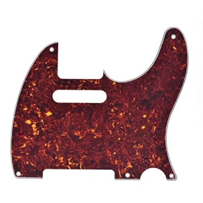 Image of KAISH American Vintage 5 Hole Tele Pickguard TL Guitar Pick Guard Scratch Plate for Tele/Telecaster Tortoise