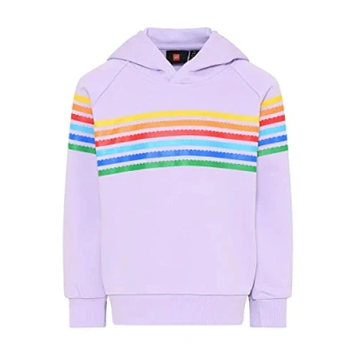 Image of LEGO Unisex Kapuzenpullover Hoodie LWStorm 301 Hooded Sweatshirt, 604 Medium Purple, 128