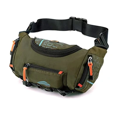Image of Sling Bag Shoulder Chest Pack Multi Pockets Waist Bum Multifunctional Messenger Waterproof Crossbody Rucksack Outdoor Sports Daypack for Men Women Teen Cycling Hiking Travel