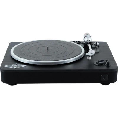 Image of House of Marley Stir It Up Wireless Turntable Bluetooth Record Player, 2 Speed Sustainably Made Vinyl Home Turntables for Records, Built In Pre Amp, Audio Technica Cartridge, Black