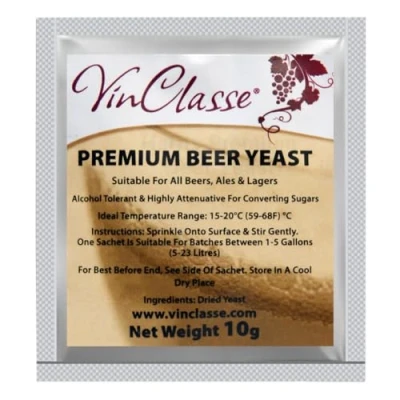 Image of Vinclasse Premium Beer Yeast 10g Sachet