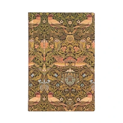 Image of Kalendarz Paperblanks 2025 Morris Birds Mini tygodniowy HOR Flexi: tydzień na dwóch stronach, zamykany gumkę, Papier 100 GSM