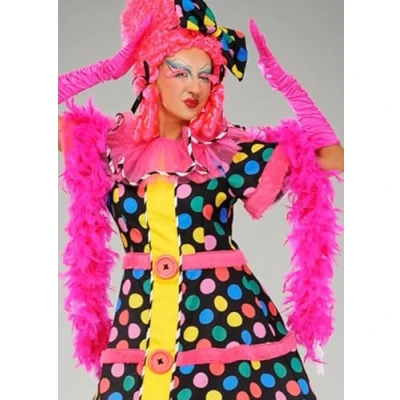 Image of Struts Pantomime Dame Fancy Dress Bright Pink Feather Boa