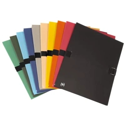 Image of Elba 400081927 Strap Expandable Folder 24 x 32 Assorted Pack of 10