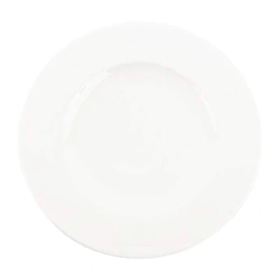 Image of Royal Crown Derby Bone Ascot Wide Rim Flat Profile Plate 175mm