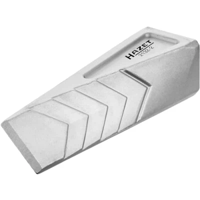 Image of HAZET Splitting Wedge 2132 2 I Twisted Chip Resistant Made of Aluminium for Targeted Entry into Wood and Split Logs Forged Weight: 0.8 kg