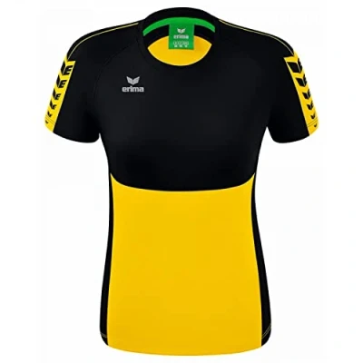 Image of Erima Women&#039;s Six Wings Functional T Shirt, Yellow, 36