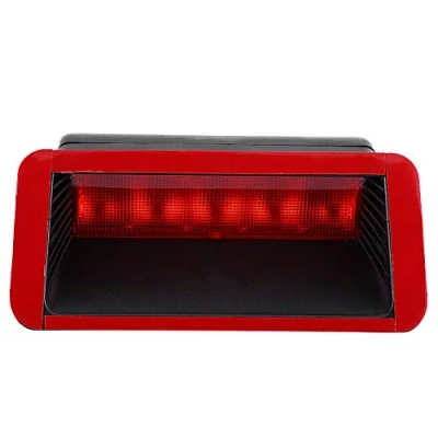 Image of Universal LED Third Brake Light for Car + 5 High Mount Rear 3rd Stop Tail Lamp Red 12V
