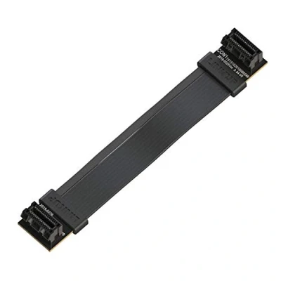 Image of LINKUP Flexible SLI Bridge GPU Cable Extreme High speed Technology Premium Shielding 85 ohm Design for NVIDIA GPUs Graphic Cards┃NOT compatible with AMD or RTX 2000/3000 [10cm]