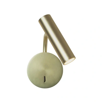 Image of Enna Wall LED Matt Gold Reading Light Astro