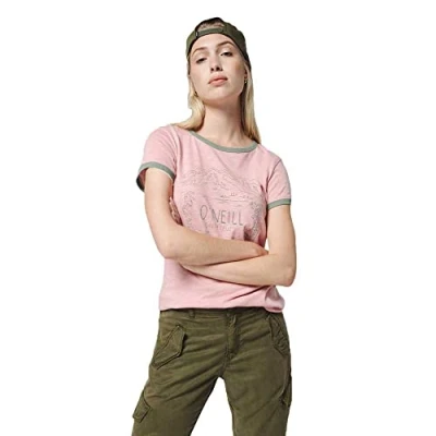 Image of O&#039;Neill Lw Audra Women&#039;s T Shirt, Womens, Teas, 9P7312, Lily pad, XS